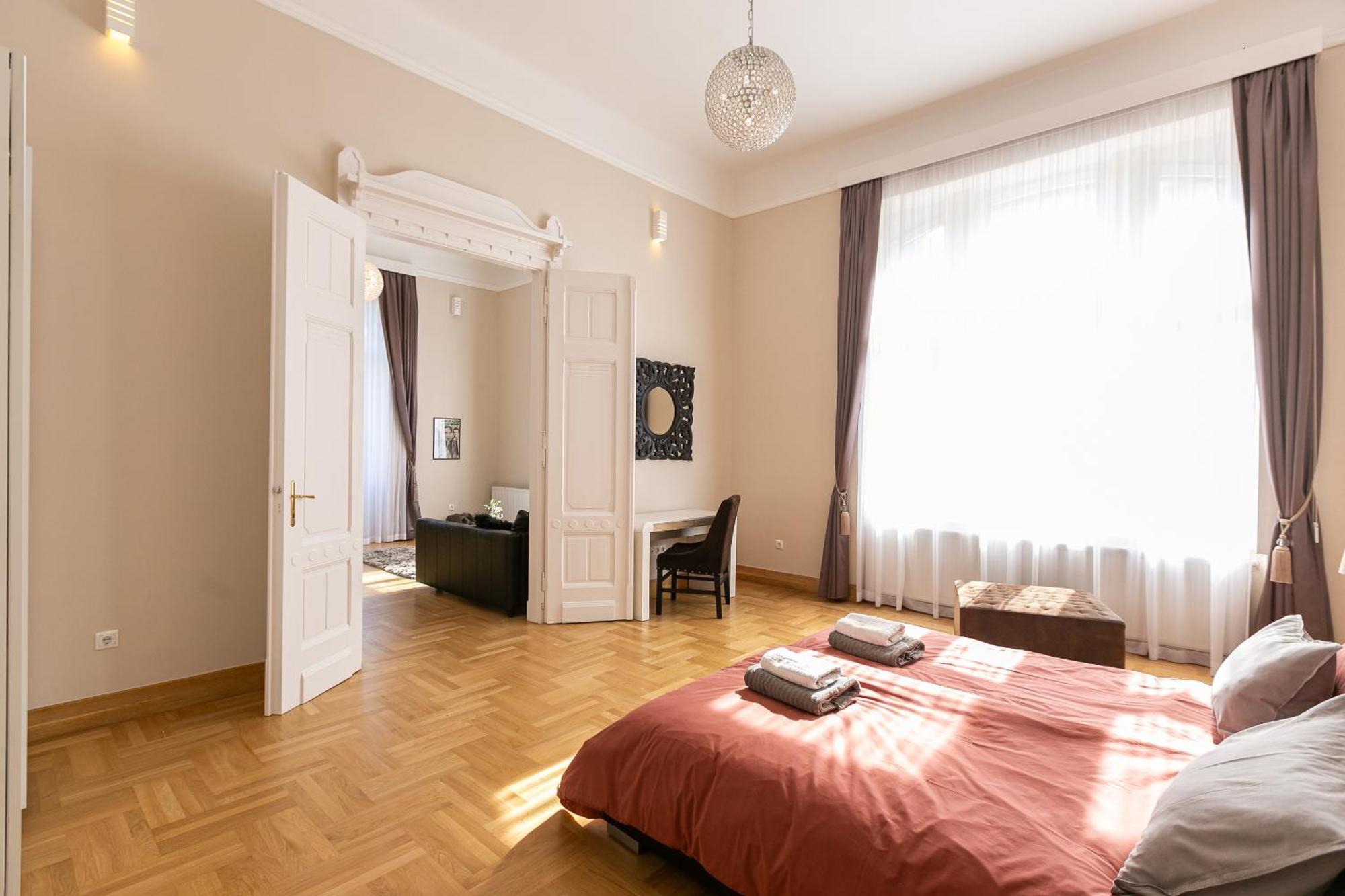 Bakats Ter With Balcony Overlooking Church Square Budapest