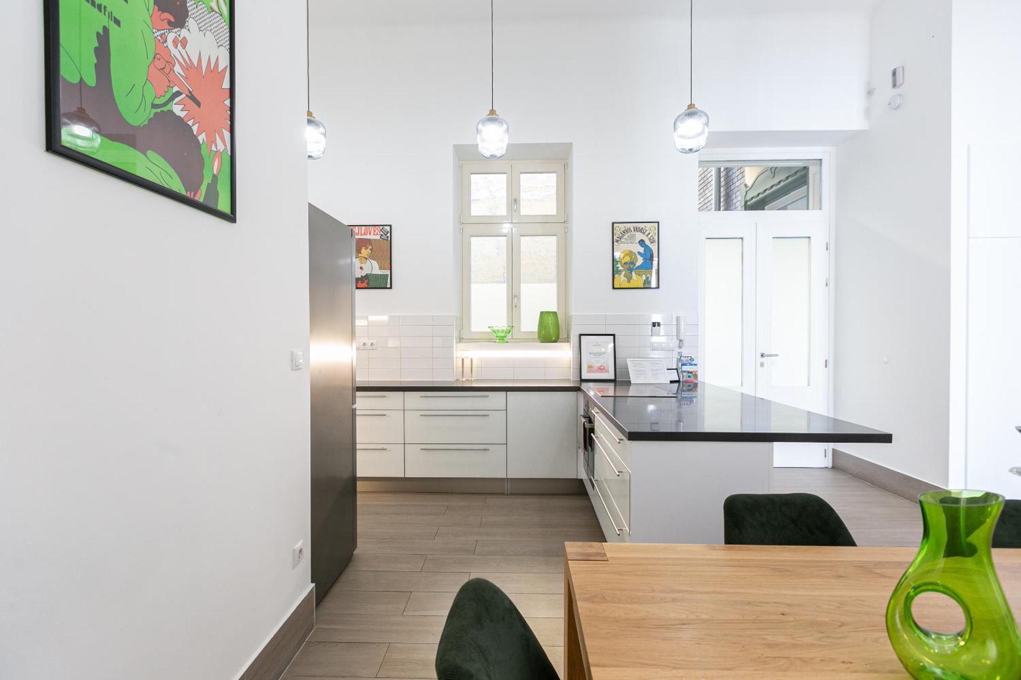 Apartment Bakats Ter With Balcony Overlooking Church Square Budapest